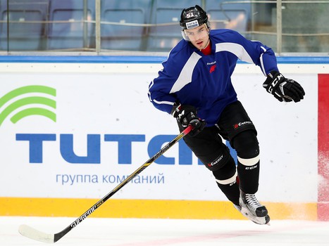 Раскатка «Авангарда» перед матчем с «Адмиралом»