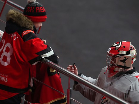 Открытая тренировка «Авангарда» перед вторым раундом плей-офф