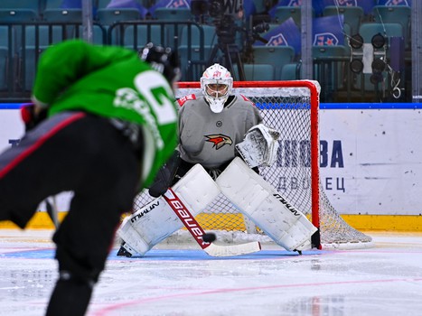 Раскатка «Авангарда» перед матчем с «Сибирью»