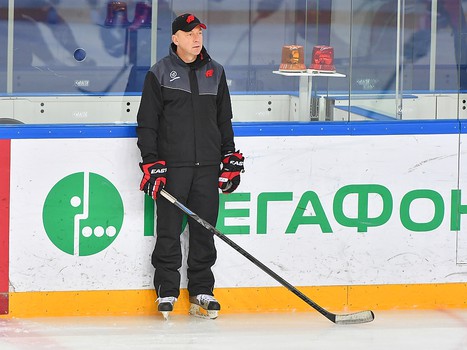 Раскатка "Авангарда" перед выездным матчем с "Ладой"