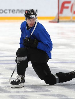 Раскатка «Авангарда» перед матчем с «Автомобилистом»