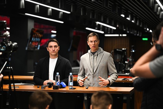 Открытая тренировка «Авангарда» для СМИ