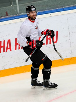 Раскатка «Авангарда» перед матчем с ХК «Сочи»