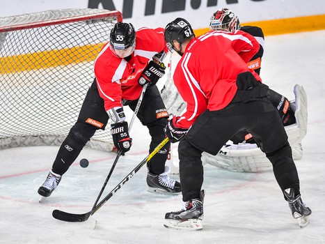 Открытая тренировка "Авангарда" для СМИ