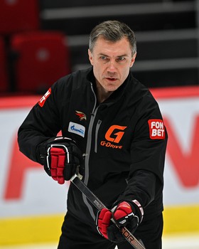 Раскатка «Авангарда» перед матчем с «Автомобилистом»