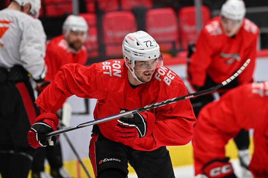 Тренировка «Авангарда» в Омске