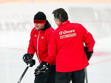 Раскатка «Авангарда» перед матчем с «Куньлунь Ред Стар»