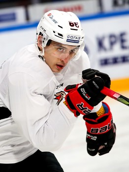 Раскатка «Авангарда» перед выездным матчем с «Металлургом»