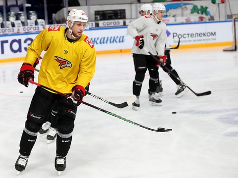 Раскатка «Авангарда» перед выездным матчем с «Ак Барсом»