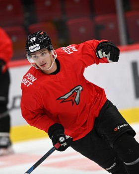 Тренировка «Авангарда» перед матчем с «Амуром»