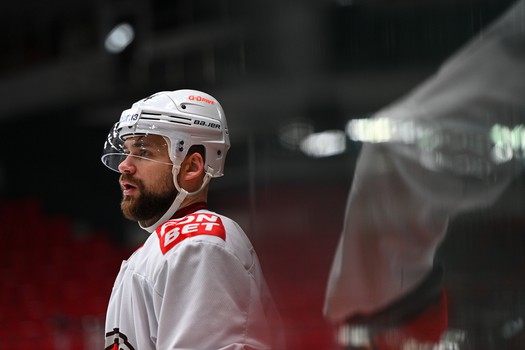 Раскатка «Авангарда» перед матчем в Балашихе