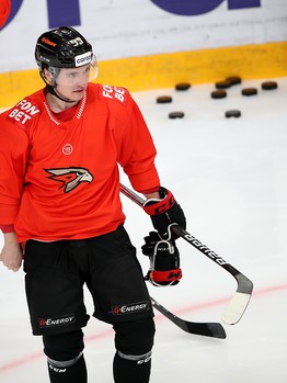 Раскатка «Авангарда» перед матчем с «Локомотивом»