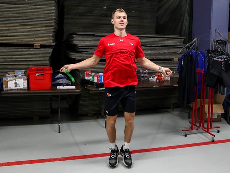 Раскатка «Авангарда» перед выездным матчем с «Йокеритом»