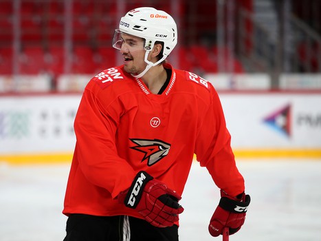 Раскатка «Авангарда» перед выездным матчем с «Автомобилистом»