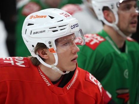 Тренировка «Авангарда» перед четвёртым матчем серии с «Автомобилистом»