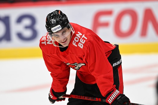 Тренировка «Авангарда» перед матчем с «Металлургом»