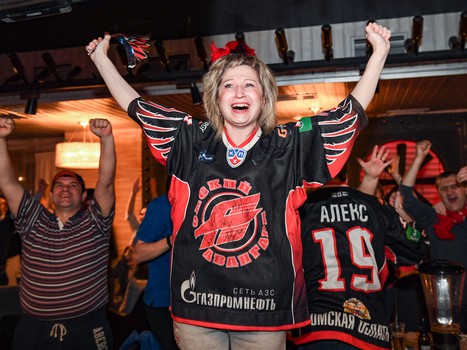 Омск празднует чемпионство «Авангарда»!