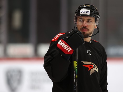 Тренировка «Авангарда» перед матчем с «Салаватом Юлаевым»