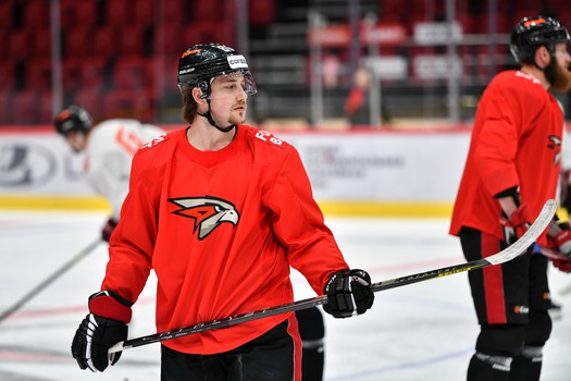 Раскатка «Авангарда» перед матчем с «Металлургом»