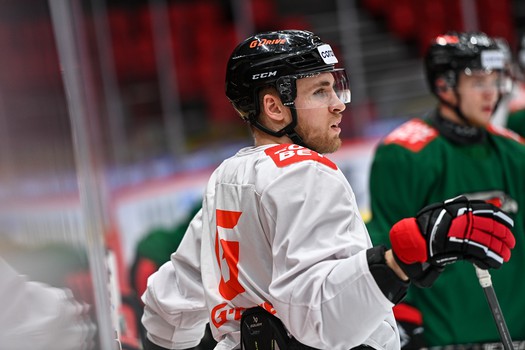 Раскатка «Авангарда» перед первым матчем серии с «Ладой»