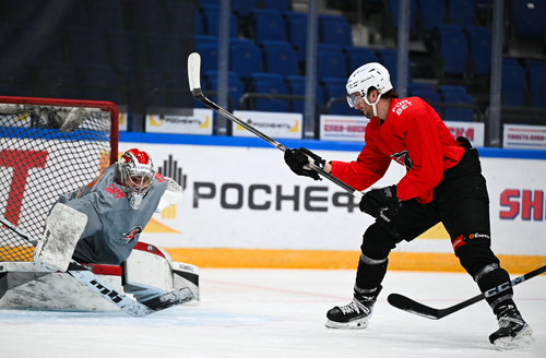 Раскатка «Авангарда» перед выездным матчем с ЦСКА