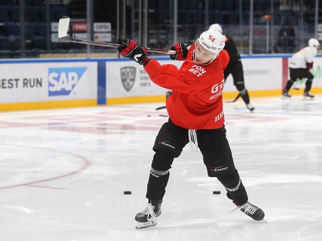 Раскатка «Авангарда» перед выездным матчем с московским «Динамо»