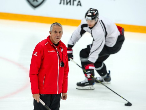 Раскатка «Авангарда» перед матчем со «Слованом»