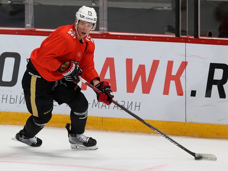 Тренировка «Авангарда» перед выездом