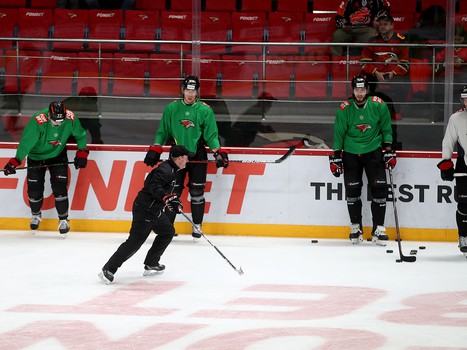 Открытая тренировка «Авангарда» перед стартом второго раунда плей-офф