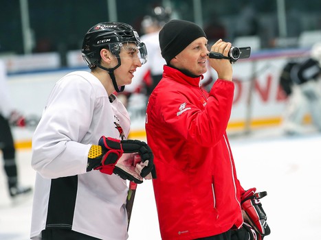 Открытая тренировка «Авангарда» для СМИ