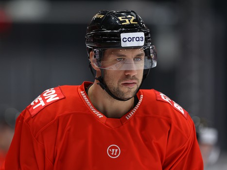 Раскатка «Авангарда» перед матчем с «Витязем»