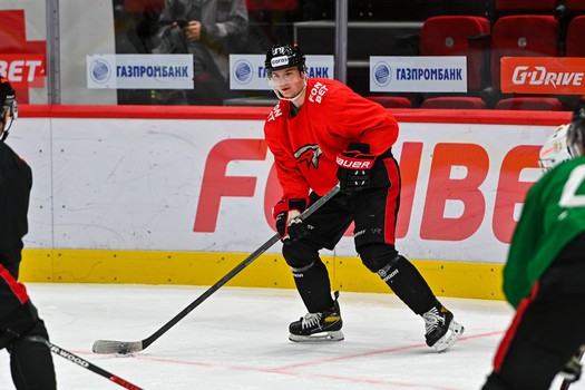 Раскатка «Авангарда» перед матчем с «Амуром»