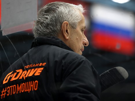 Тренировка «Авангарда» перед матчем в Новосибирске