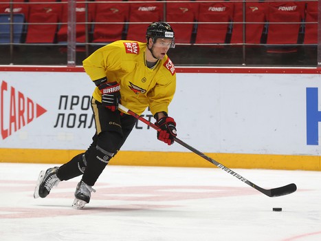 Раскатка «Авангарда» перед матчем с «Металлургом»