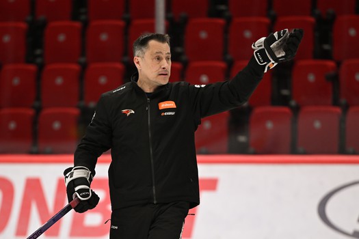 Открытая тренировка «Авангарда» для СМИ