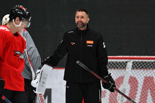 Раскатка «Авангарда» перед матчем с «Ак Барсом»