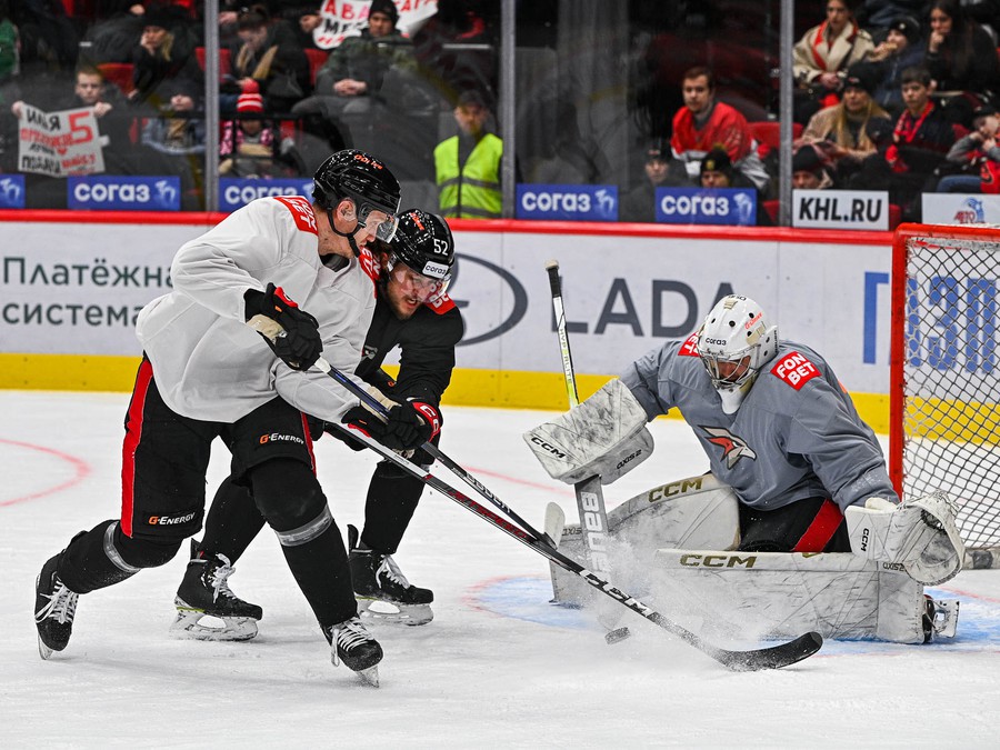 Открытая тренировка «Авангарда» перед вторым раундом плей-офф