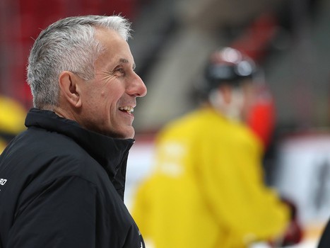 Раскатка «Авангарда» перед матчем с «Салаватом Юлаевым»