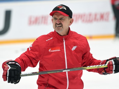 Раскатка "Авангарда" перед матчем с "Куньлунь Ред Стар"