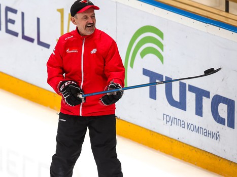 Раскатка «Авангарда» перед матчем с «Сибирью»