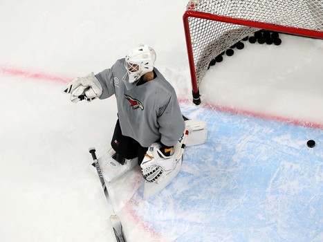 Раскатка «Авангарда» перед матчем с «Сибирью»