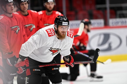 Тренировка «Авангарда» в Омске