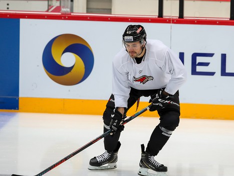 Раскатка «Авангарда» перед матчем с «Куньлунь Ред Стар»