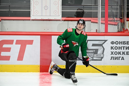 Раскатка «Авангарда» перед матчем с ЦСКА