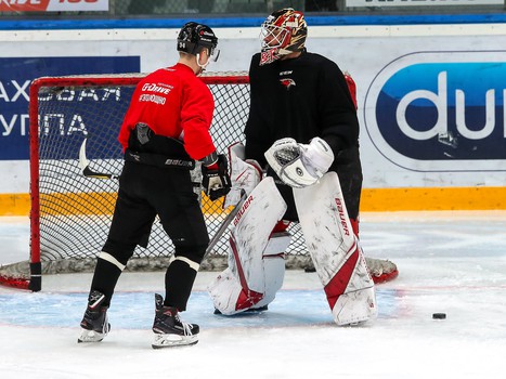 Раскатка «Авангарда» перед вторым матчем серии с «Ак Барсом»