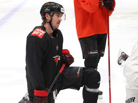 Тренировка «Авангарда» во время паузы в чемпионате