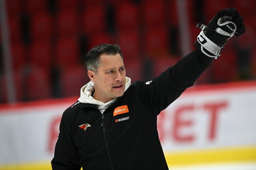 Тренировка «Авангарда» перед матчем с «Адмиралом»