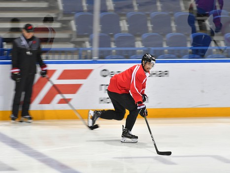 Тренировка "Авангарда" в Ярославле перед матчем с "Торпедо" НН