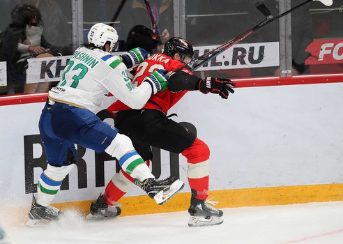 01.03.2020. 1/4 финала Конференции Восток, 1 матч. «Авангард» - «Салават Юлаев» 5:2