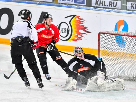 Раскатка "Авангарда" перед матчем с ХК "Сочи"